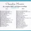 Claudia Muzio CD – HMV & Edison recordings02